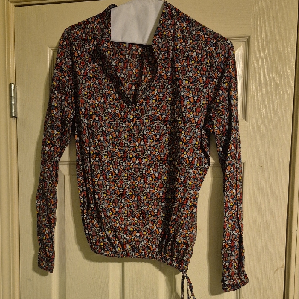 Lucky Brand Multicolor Floral Blouse